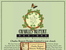 Tablet Screenshot of charlesrupertdesigns.com